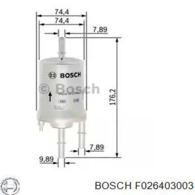 F026403003 Bosch filtro combustible