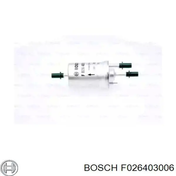 Filtro de gasoil Bosch F026403006