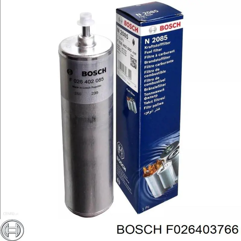 F026403766 Bosch filtro de combustible