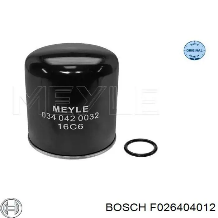 F026404012 Bosch filtro del secador de aire (separador de agua y aceite (CAMIÓN))