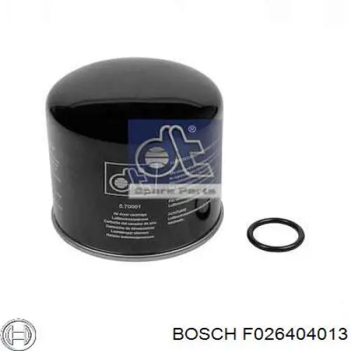 F026404013 Bosch filtro del secador de aire (separador de agua y aceite (CAMIÓN))