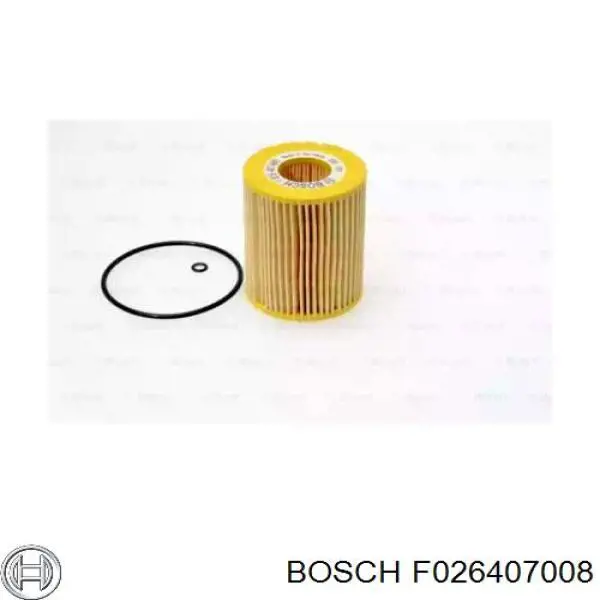 Filtro de aceite F026407008 Bosch