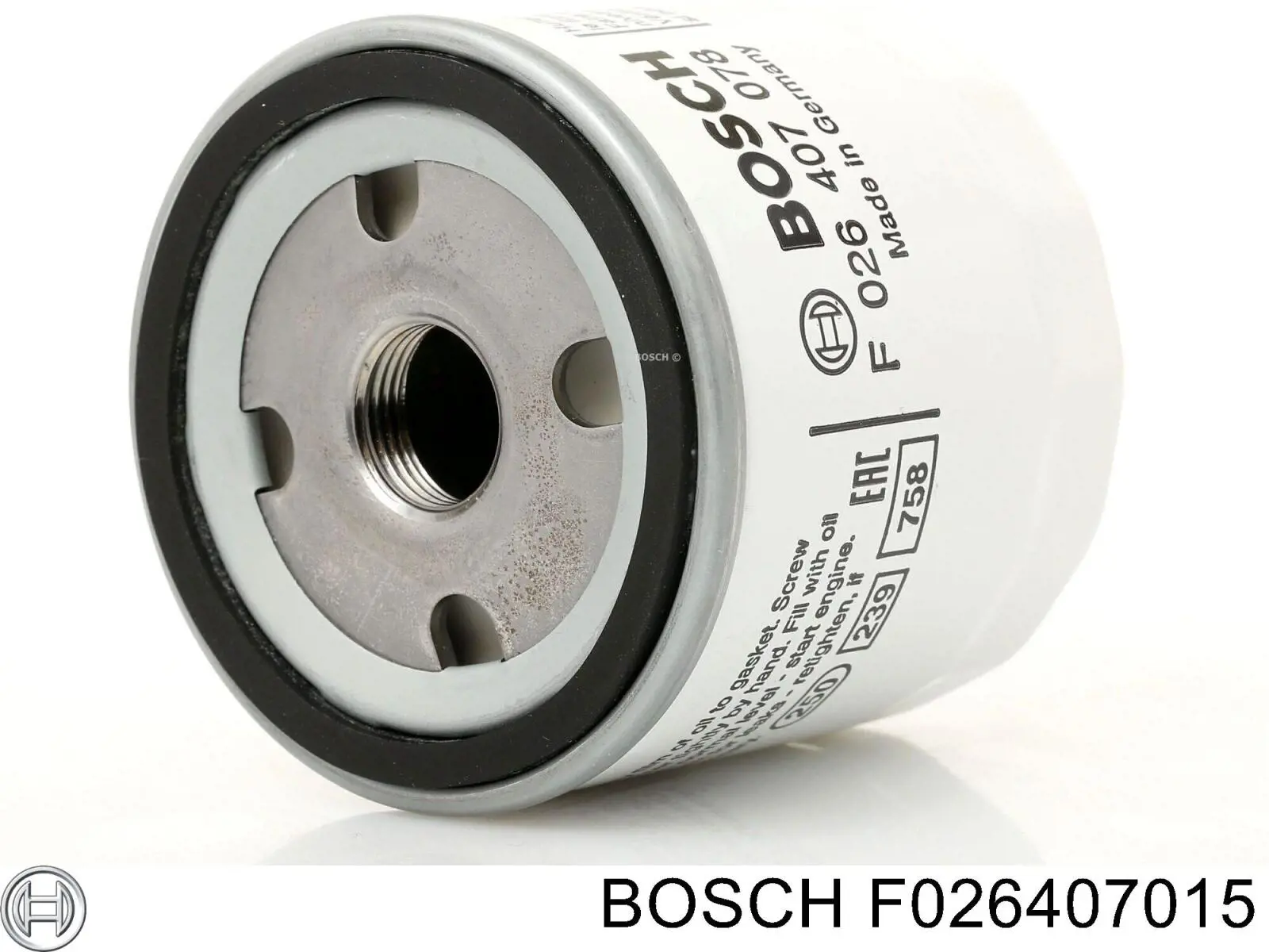 Filtro de aceite F026407015 Bosch