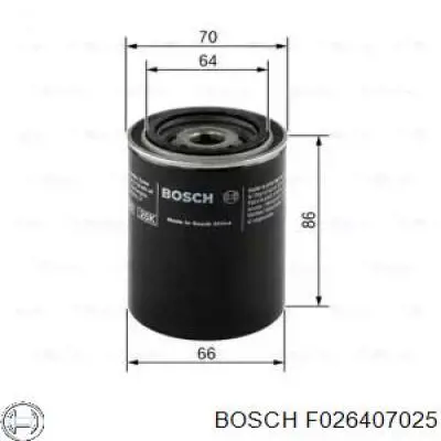 Filtro de aceite Bosch F026407025 precio, desde 4,87 EUR