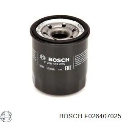 F026407025 Bosch filtro de aceite