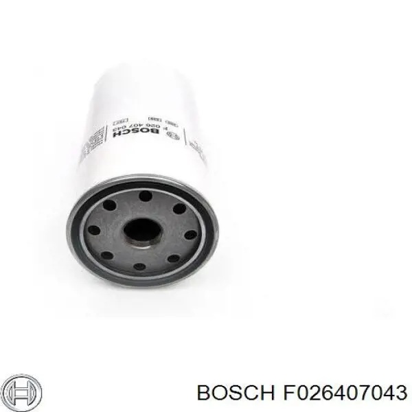 F026407043 Bosch filtro de aceite