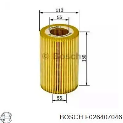 F026407046 Bosch filtro de aceite