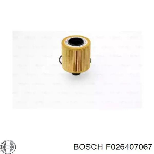 Filtro de aceite F026407067 Bosch