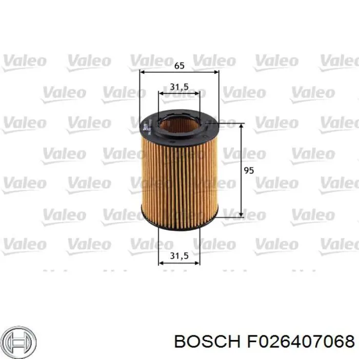 Filtro de aceite motor Bosch F026407068