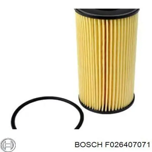 F 026 407 071 Bosch filtro de aceite