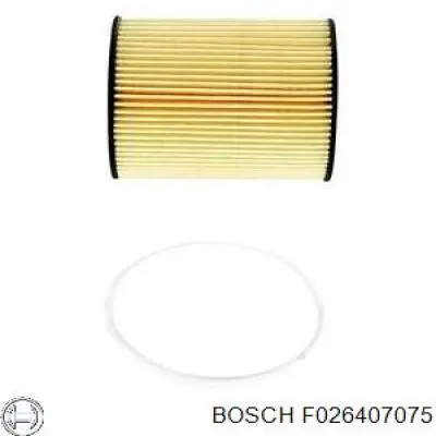 F026407075 Bosch filtro de aceite