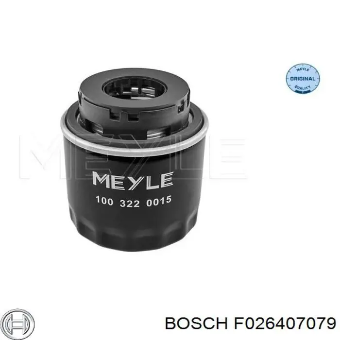 F026407079 Bosch filtro de aceite