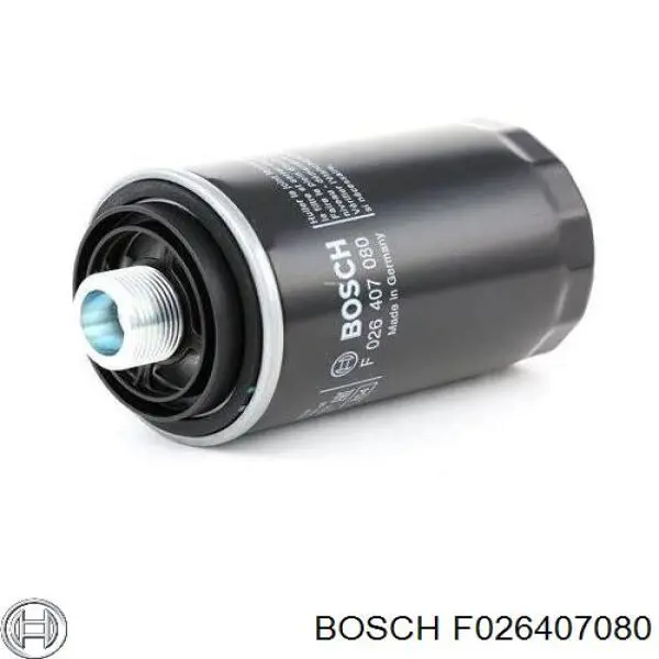 F026407080 Bosch filtro de aceite