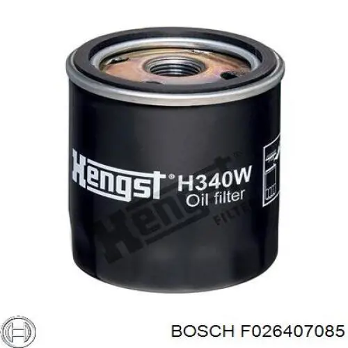 F026407085 Bosch filtro de aceite
