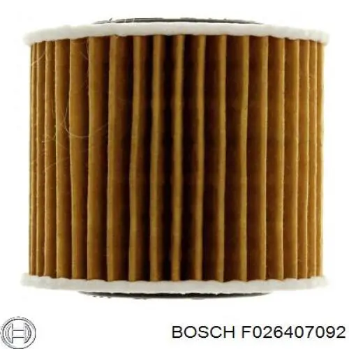 Filtro de aceite F026407092 Bosch