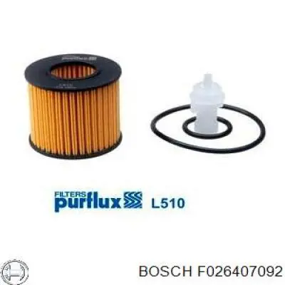 F026407092 Bosch Filtro aceite