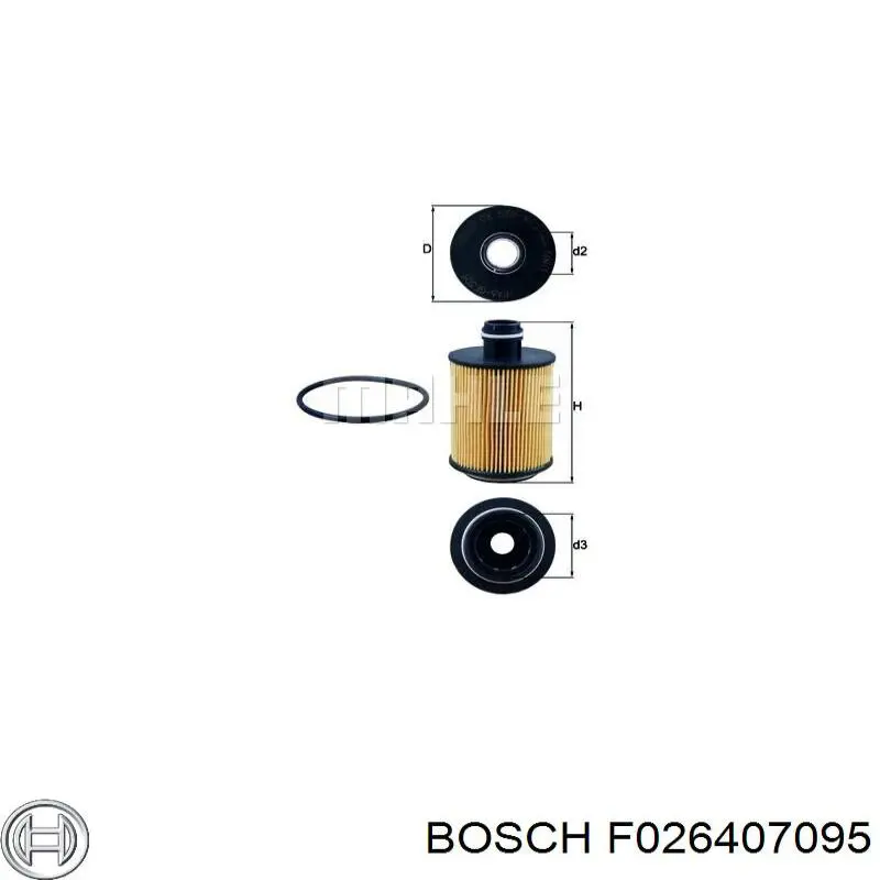 Filtro de aceite Bosch F026407095 precio, desde 12,70 EUR
