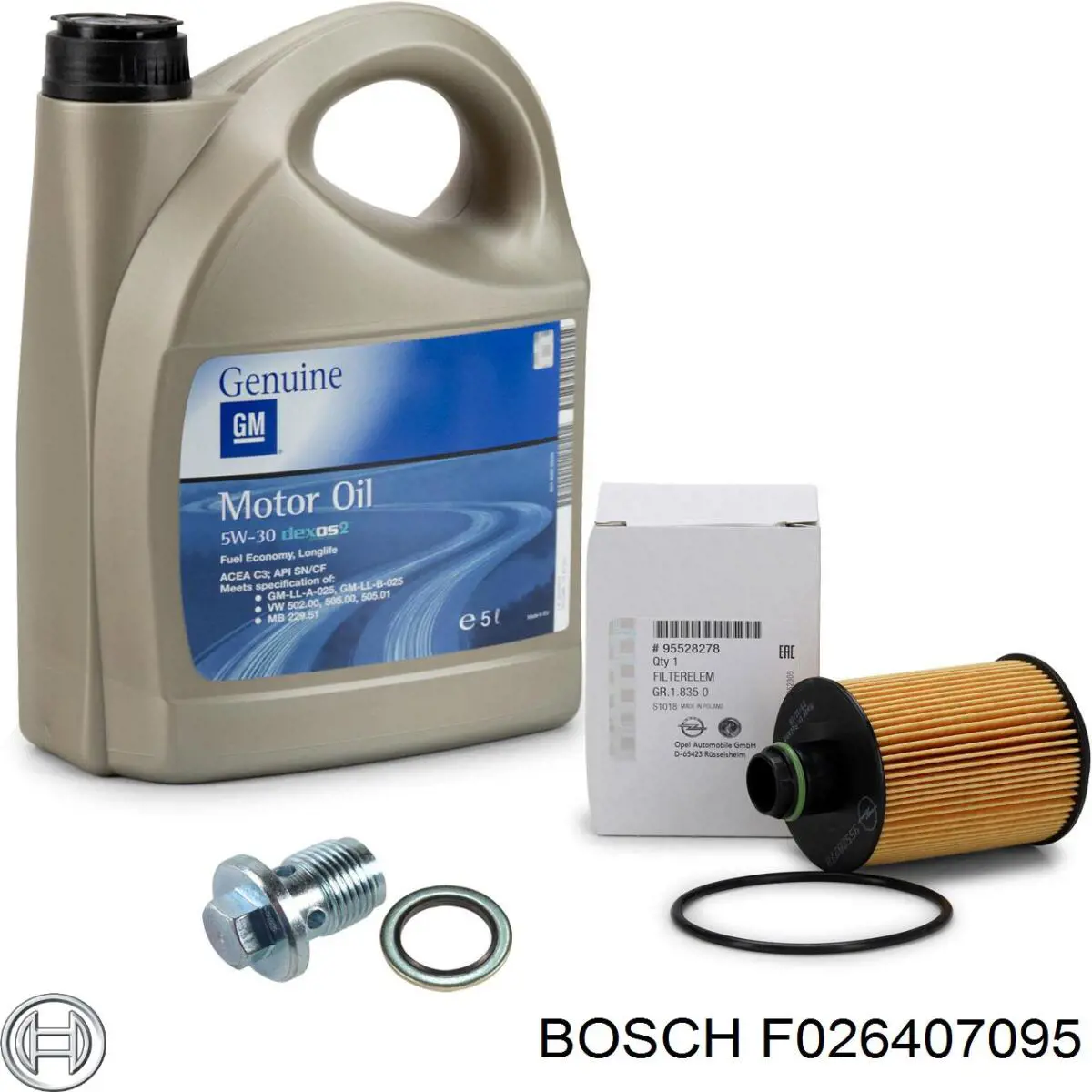 F026407095 Bosch Filtro aceite