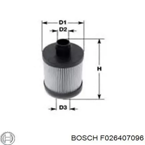 Filtro de aceite motor Bosch F026407096