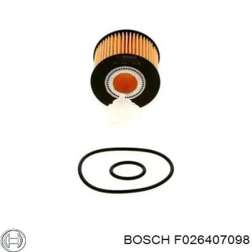 F026407098 Bosch filtro de aceite