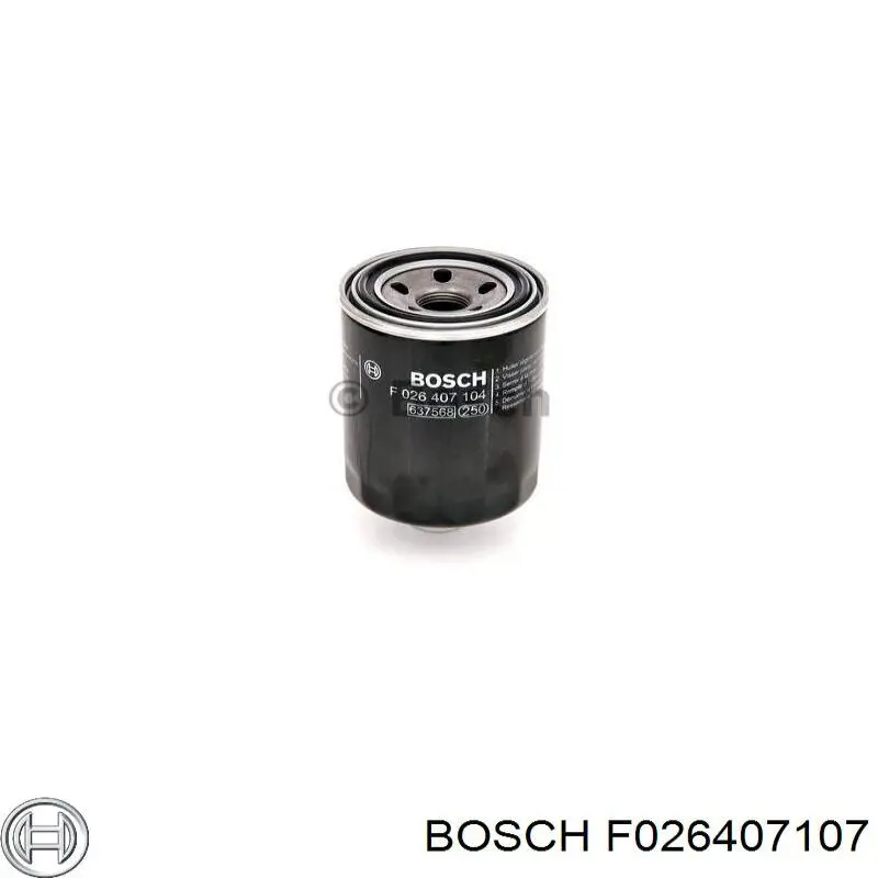F026407107 Bosch Filtro aceite