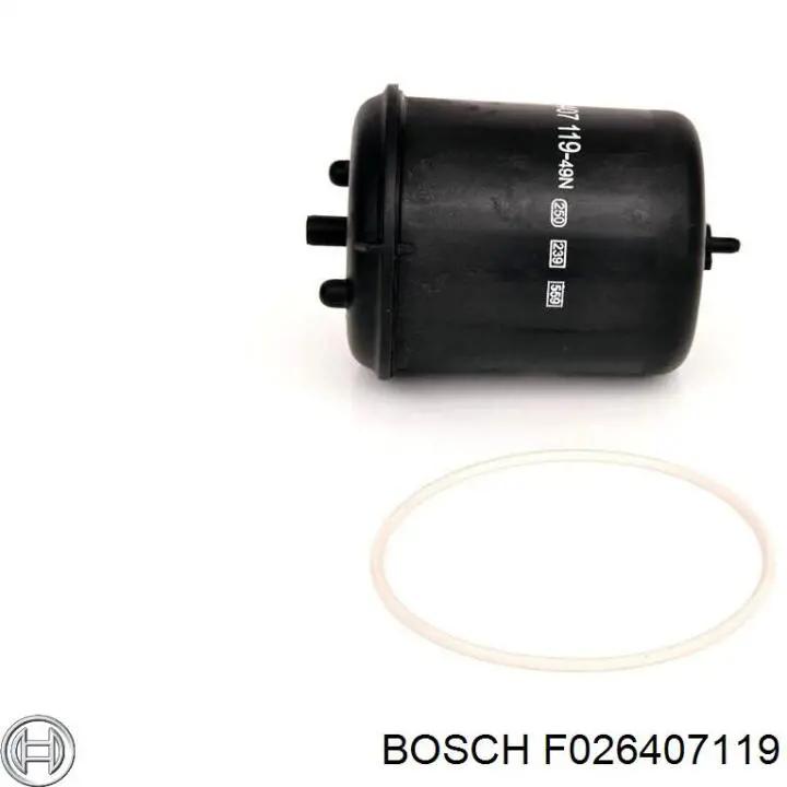 F026407119 Bosch filtro de aceite