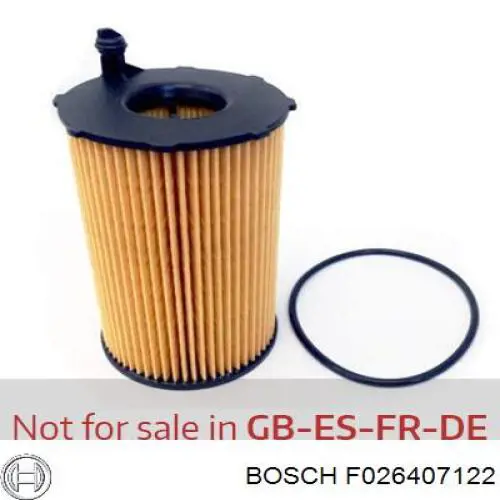 Filtro de aceite Bosch F026407122 precio, desde 8,90 EUR