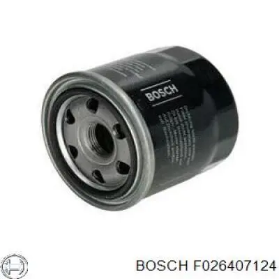 F026407124 Bosch filtro de aceite