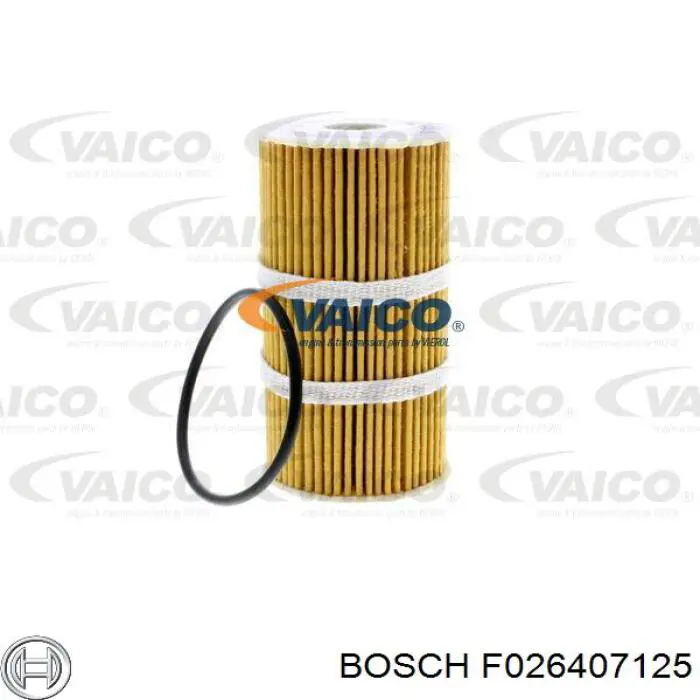 F026407125 Bosch Filtro aceite
