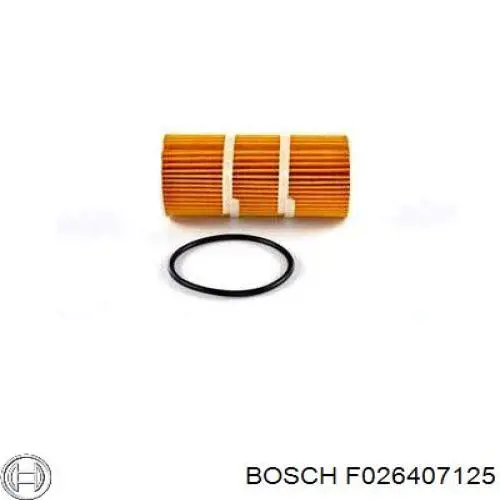 F026407125 Bosch filtro de aceite