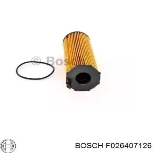 F 026 407 126 Bosch filtro de aceite