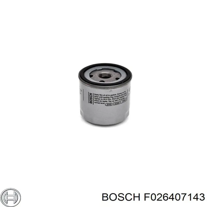 F026407143 Bosch Filtro aceite