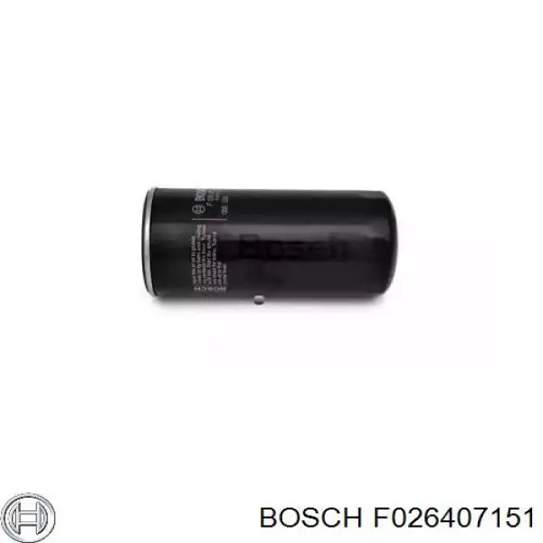 F026407151 Bosch filtro de aceite
