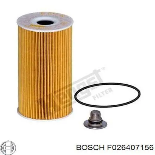 Filtro de aceite Bosch F026407156 precio, desde 8,53 EUR