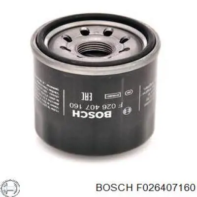 F026407160 Bosch filtro de aceite