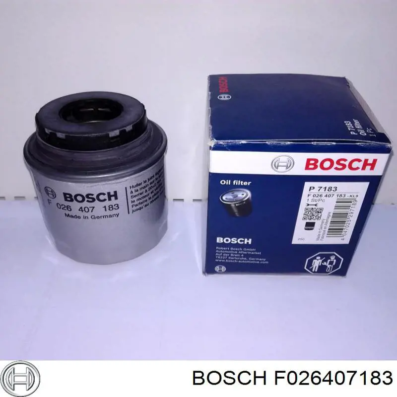 Filtro de aceite F026407183 Bosch