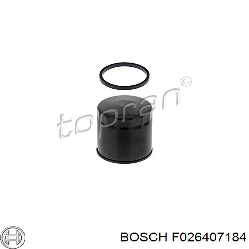 F026407184 Bosch filtro de aceite