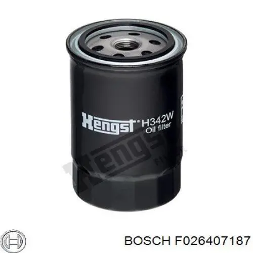 F026407187 Bosch Filtro aceite