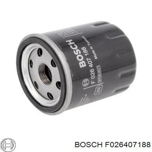 F026407188 Bosch filtro de aceite