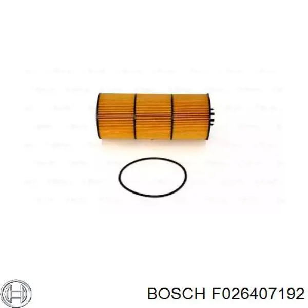 F026407192 Bosch filtro de aceite