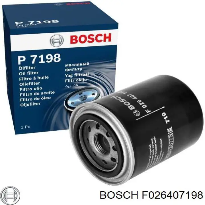 F026407198 Bosch filtro de aceite