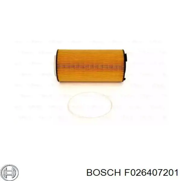 F 026 407 201 Bosch filtro de aceite