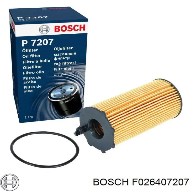 F026407207 Bosch filtro de aceite