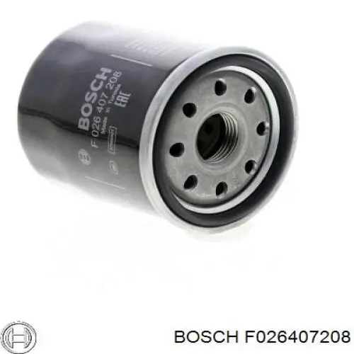 F026407208 Bosch filtro de aceite