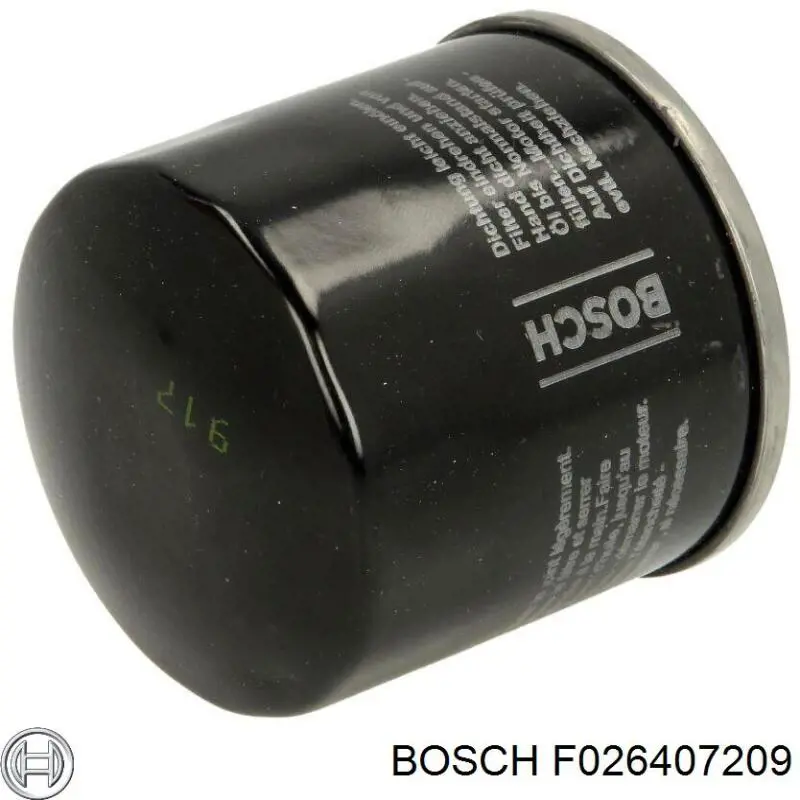 F026407209 Bosch filtro de aceite