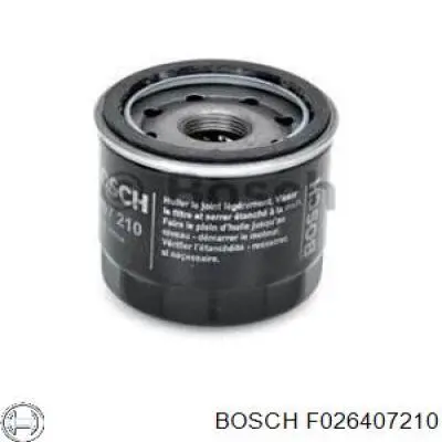F026407210 Bosch filtro de aceite
