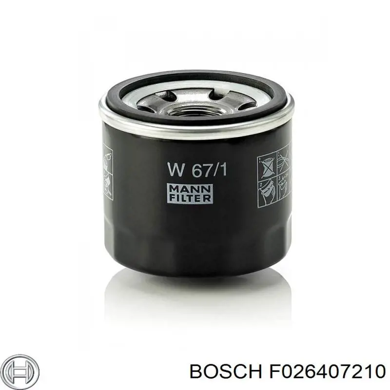 Filtro de aceite motor Bosch F026407210