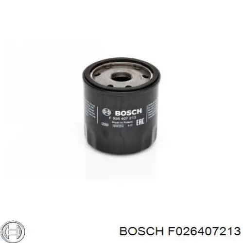Filtro de aceite F026407213 Bosch