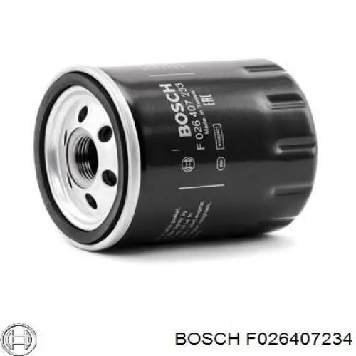 F026407234 Bosch filtro de aceite