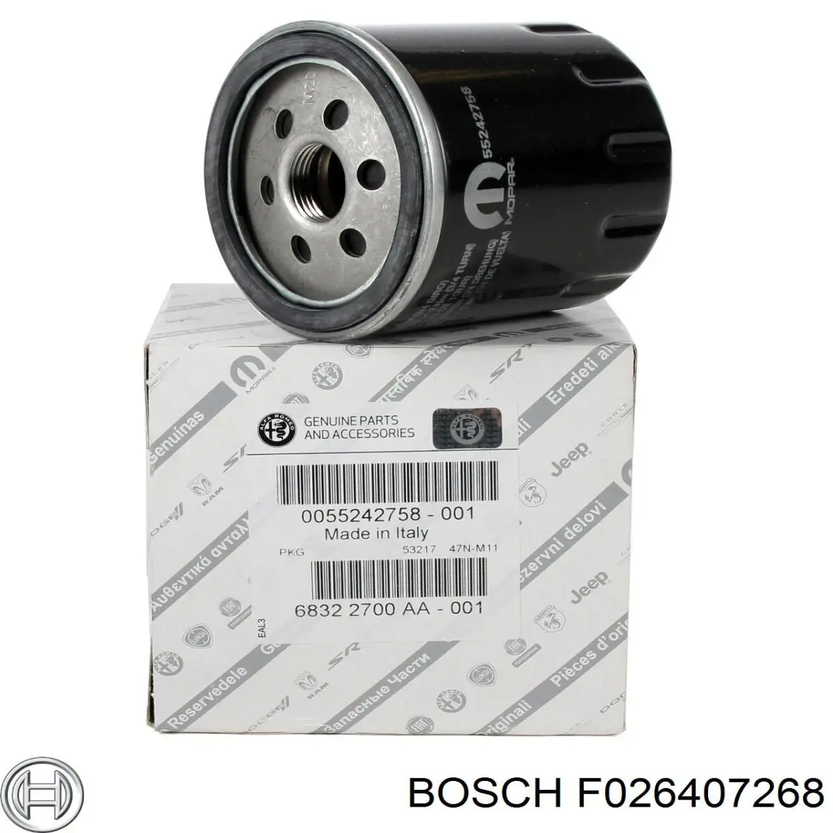 F026407268 Bosch filtro de aceite